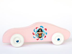 Pink Car Wonder Woman Image